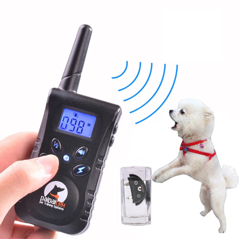 Pet Dog Trainer High Quality Waterproof 500m/546.80yd Remote Control Anti Bark Collar Dogs