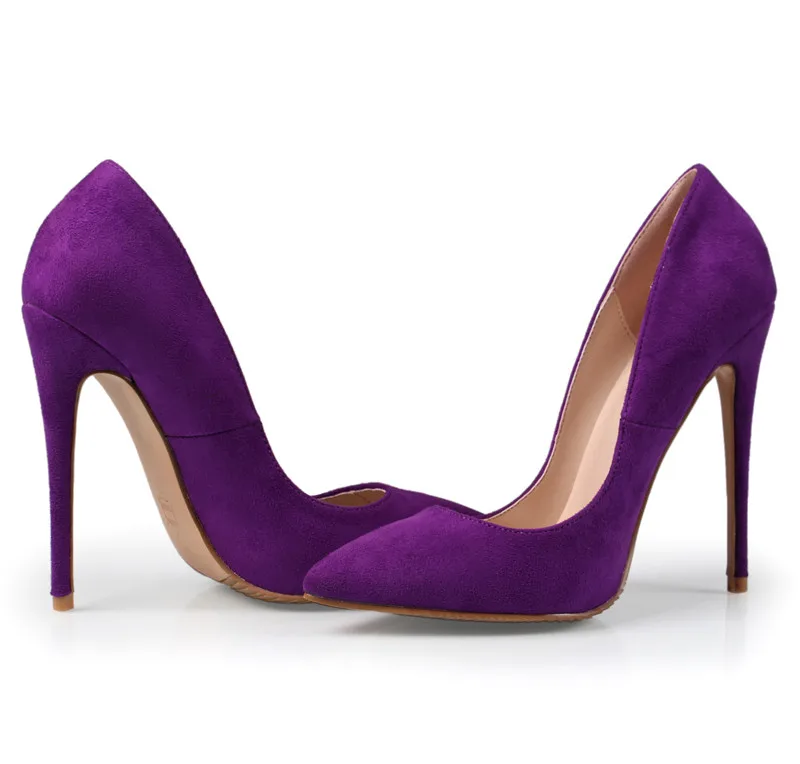 purple stilettos