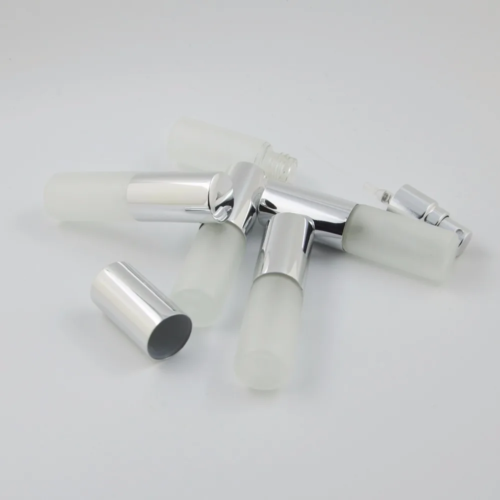 

50Pcs/lot 5ml Mini Perfume Spray Glass Bottles Atomizer Refillable Empty Cosmetic Containers For Travel Women