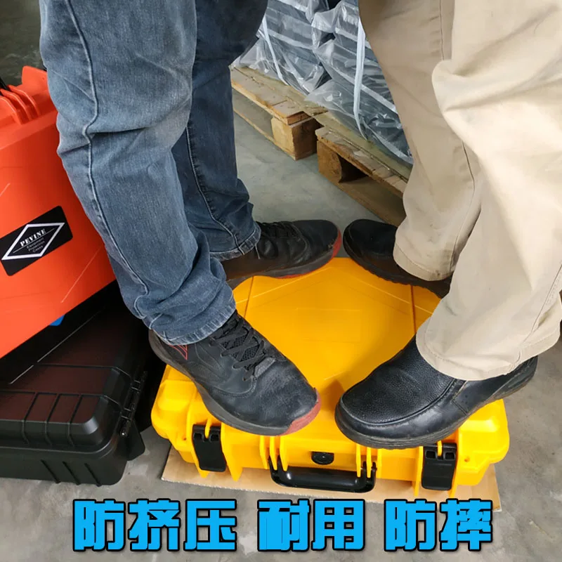 ABS Plastic Sealed Waterproof Tool Box Safety Equipment Toolbox Suitcase Impact Resistant Tool Case Shockproof with Foam