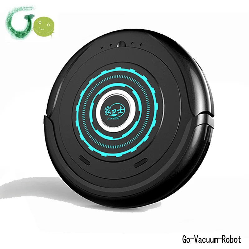 Smart Mini Ultra thin Quiet Mop Robot Vacuum Cleaner one start button
