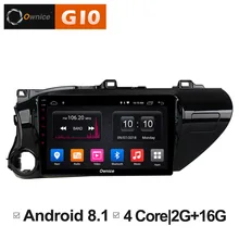 10 1 inch Android 8 1 Unit for TOYOTA Hilux 2016 2017 2018 font b Car