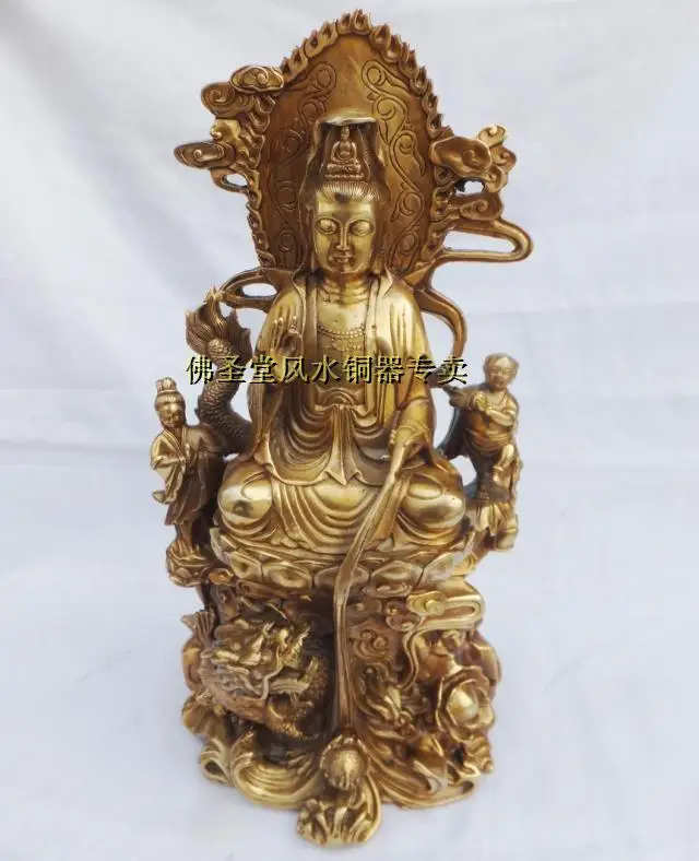 

Bronze statue copper crafts decoration copper avaloktesvara bronze statue buddha guanyin buddha Large