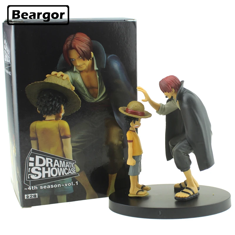 5 &quotone piece Аниме ребенок Обезьяна D Луффи и Shanks рыжие DS ver. Штучной упаковке 13 см ПВХ