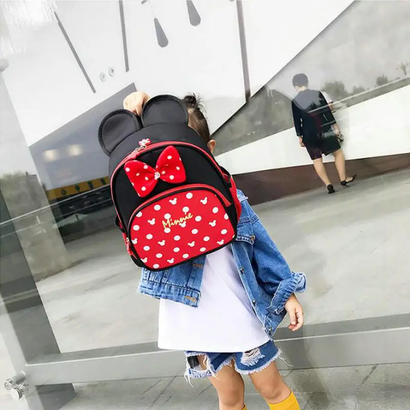 للماء الكرتون ميني ماوس الظهر/أطفال حقائب رضع الظهر للأطفال/طفل المدرسة أكياس حقيبة كتف للبنين والبنات