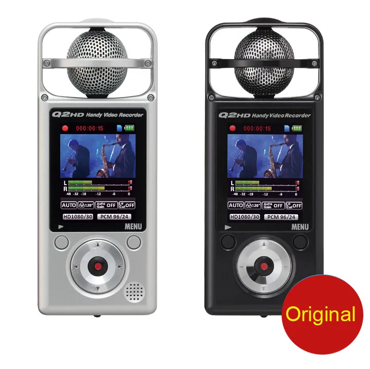 ZOOM Q2HD 1080P HD видео камера рекордер цифровой голосовой музыки встречи mp3 SLR микро