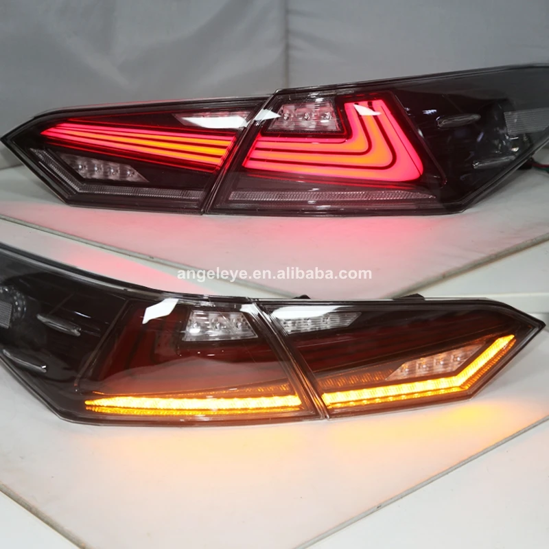 

For TOYOTA Camry V50 Aurion LED Tail Lamp 2018 year Black Housing Clear Cover