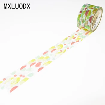 

Colored Slim Washi Tape Set Sticky Decor Masking Paper Scrapbook Tapes DIY Office Stationery Decorative Adhesive Tape 1PCS/Lot