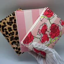 Модная розовая полоска, держатель для паспорта, Обложка для ID карты, сумка, защитный рукав, женская сумка для хранения, VS, держатели для паспорта, сумка, чехол