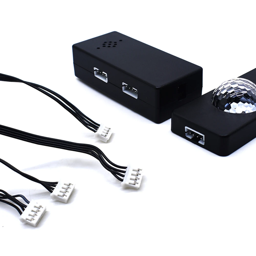 USB 5V Светодиодный светильник для ног в салоне автомобиля, смешанный цветной музыкальный звук, голосовое управление, лазерный светильник, атмосферный светильник, напольный светильник для ног s