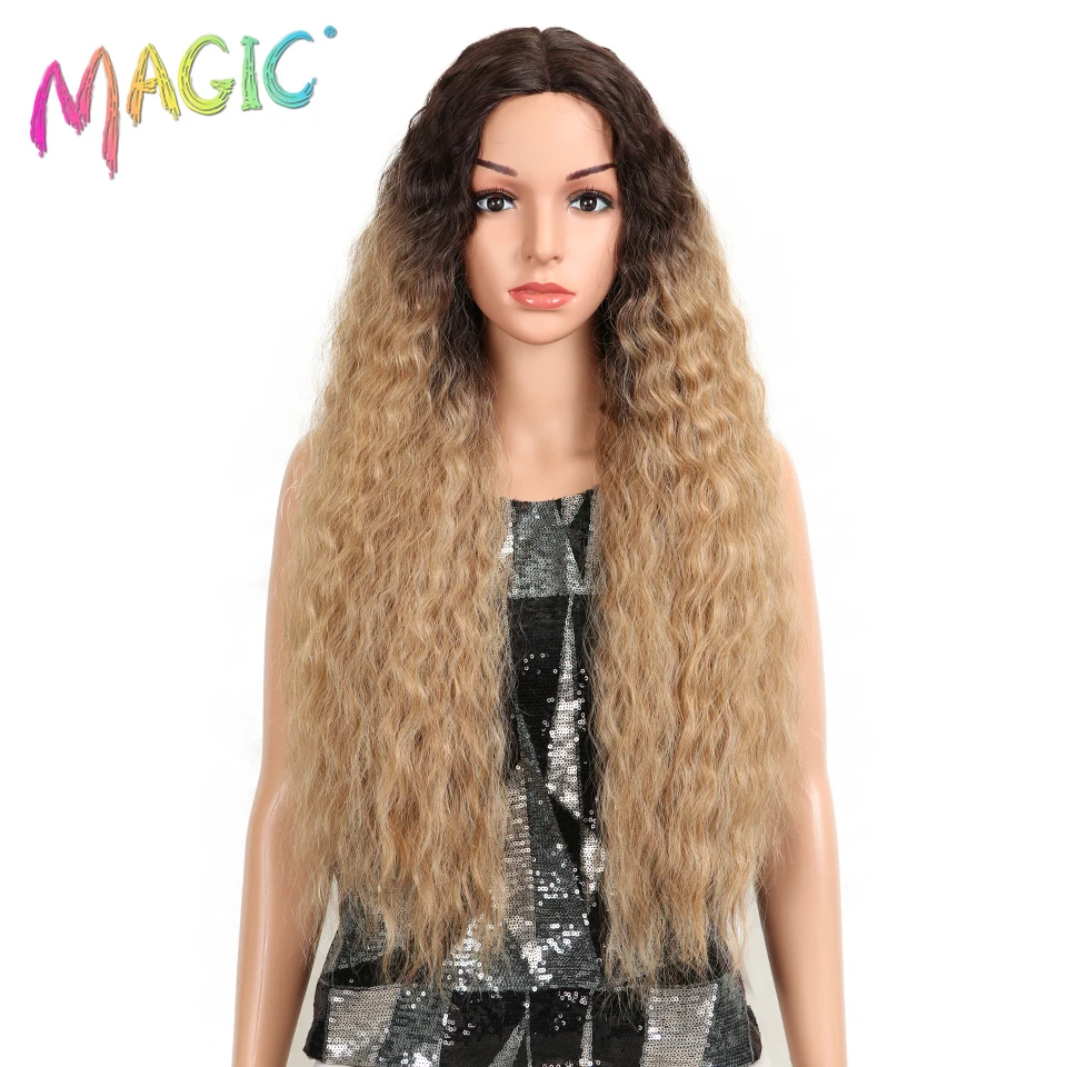 MAGIC Lace Synthetic Wigs For Women Middle Part Long 30