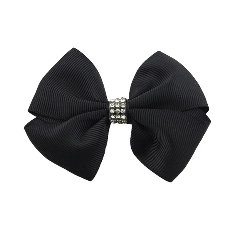 20Pcslot 3.6 Inch Colourful kids Boutique Ribbon Bows With Clip Hair Accessories For Baby Girls Children Hair Pins Hair Clip  (1)