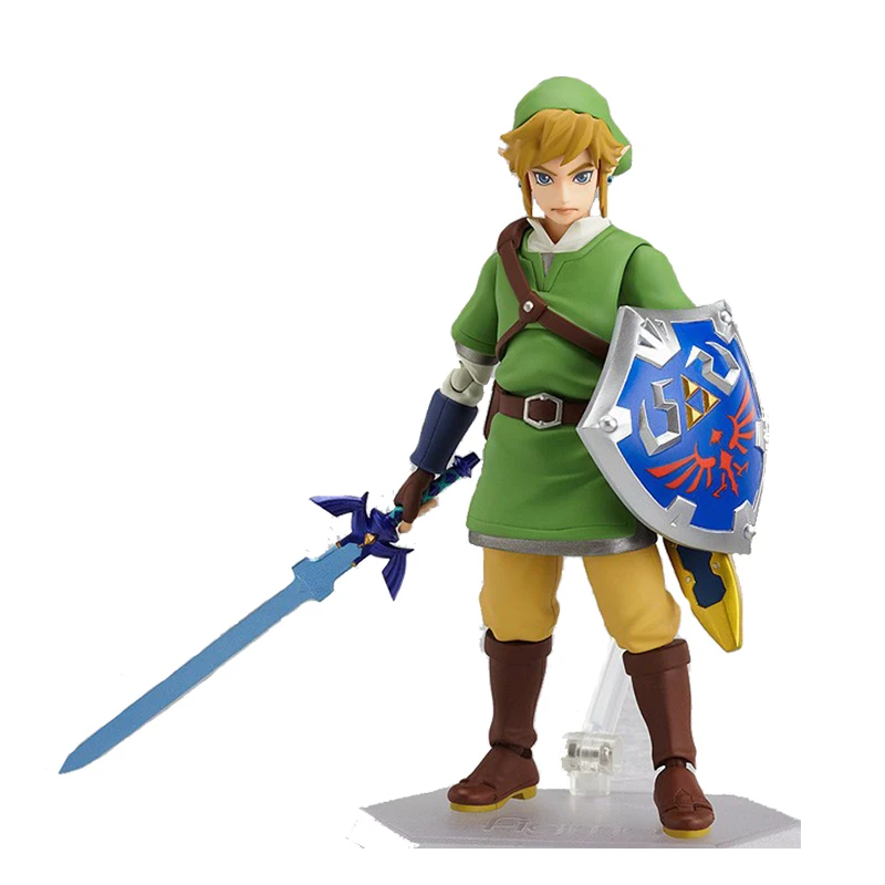 

14cm The Legend of Zelda Skyward Sword Link Figma 153 PVC Action Figure Collectible Model Toy