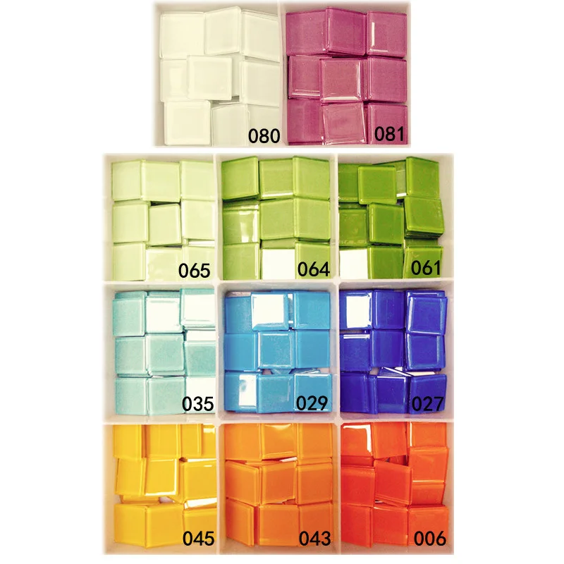 

180PCS/LOT,18 color 2.4cm mosaic beads,Scramble tiles,Mosaic crafts,Craft material,Mosaic art,DIY accessories,Home decoration.