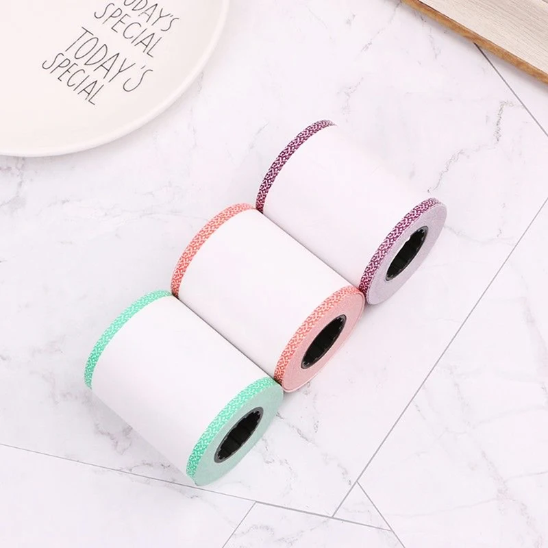 

3rolls /lot Pocket Bluetooth Printer Photo Label GT1 Thermal Printing Paper 57*25mm Receipt Photo Printing Paper
