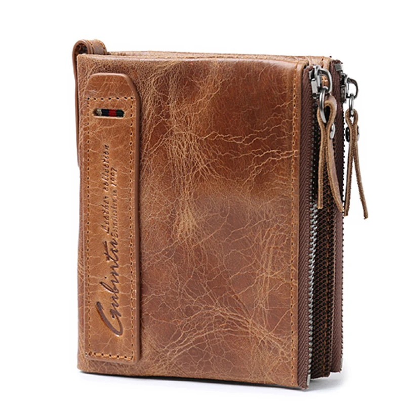 Genuine Leather Wallet Men Women (10)
