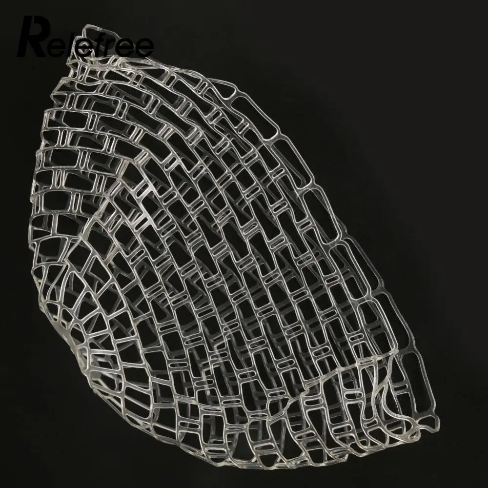 Relefree Sale Clear Rubber Replacement Fish Net For Fishing Landing Circumference 123CM No harm