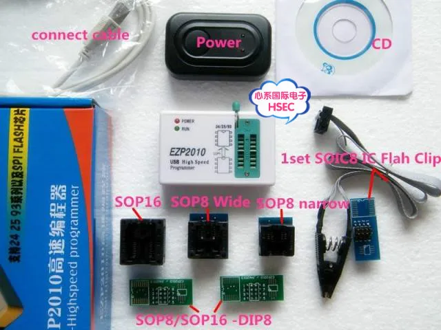 SOIC8 IC flash клип DIY kit/soic8 sop8 ic тестовый зажим SOP8 адаптер Разъем для TL866CS TL866A EZP2010 EZP2013Programmer