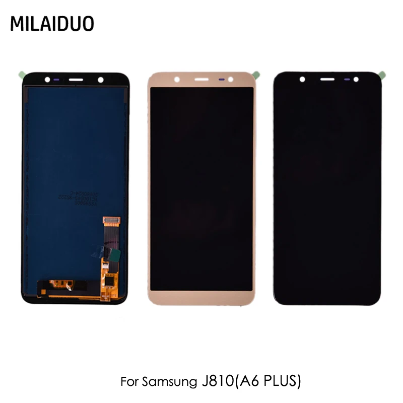 

AMOLED/TFT LCD For Samsung Galaxy J8 2018 J810 SM-J810 LCD Display Touch Screen Digitizer Assembly Replacement Adjustable Bright