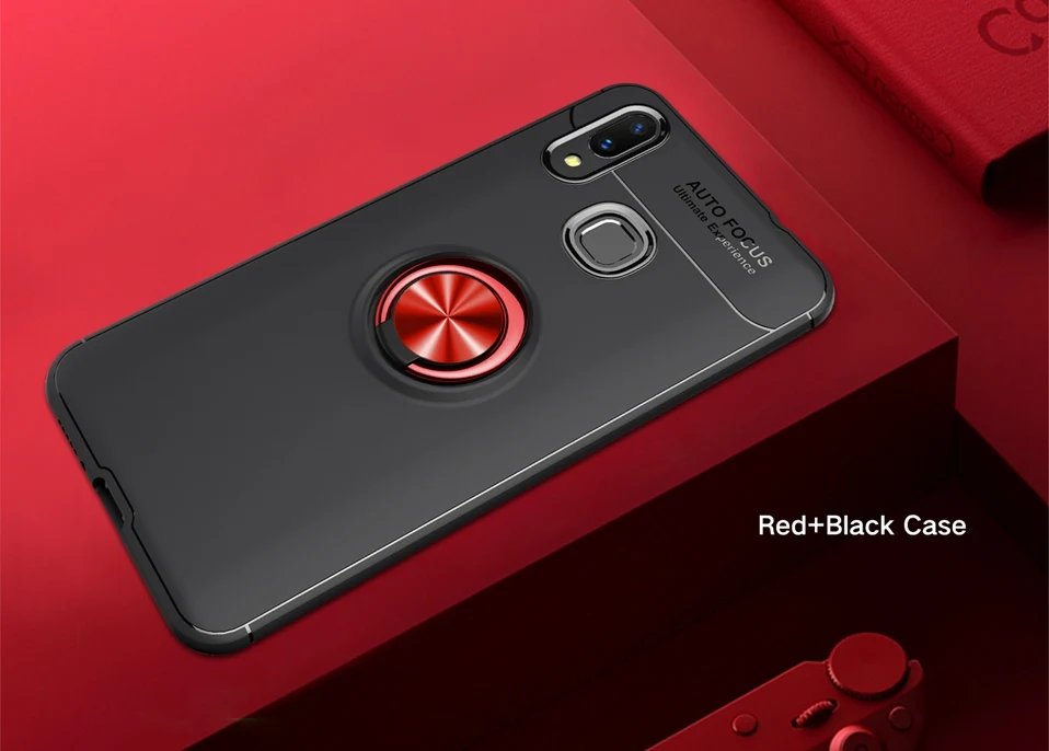 Magnetic Case For Huawei Nova 3 3i Ring Holder TPU Silicone Case For Huawei P20 Lite Nova 2 2S Y5 Y9 Y7 Prime 2018 Honor Note 10 (17)