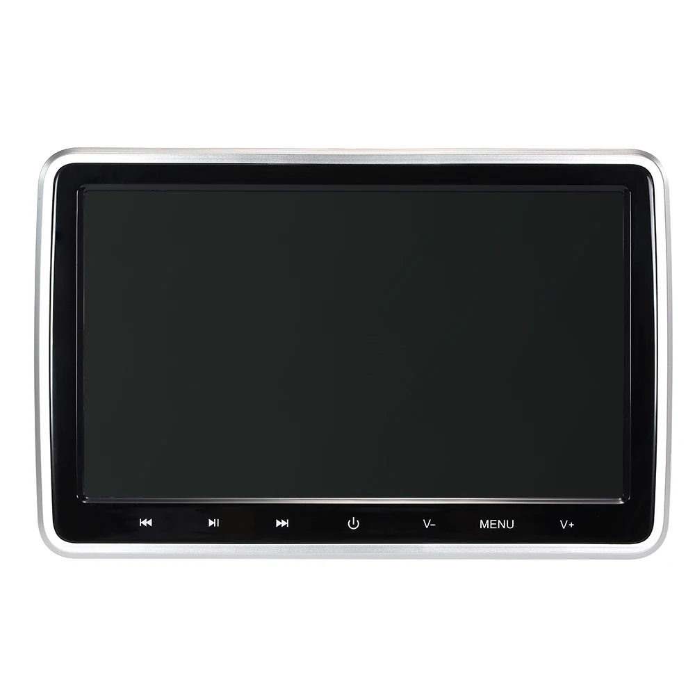 10," Автомобильный подголовник монитор DVD видео плеер USB/SD/HDMI/IR/FM TFT lcd экран 1024x600 сенсорная кнопка игры пульт дистанционного управления Plug Play