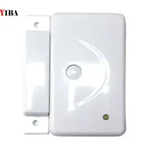 SmartYIBA 433 МГц беспроводной магнитный датчик двери детектор двери контакт двери Обнаружение дверь закрыть открыть для Аварийная сигнализация wifi gsm