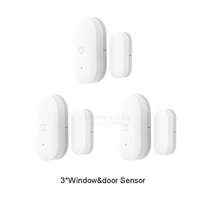 Xiaomi Mijia датчик двери окна карманный размер с Xiaomi шлюз для Xiaomi Умный домашний костюм комплект аксессуаров безопасности - Цвет: 3 Window sensors