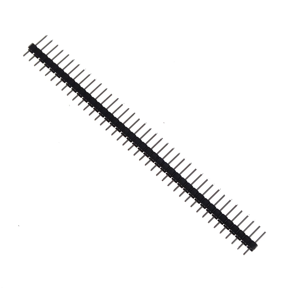 20Pcs Single Male Pin Header For Arduin 1x40 Row 2.54 Breakable Connector Strip Board Module Electronic Part Elektronik 40 Pins 20Pcs Single Male Pin Header For Arduin 1x40 Row 2.54 Breakable Connector Strip Board Module Electronic Part Elektronik 40 Pins