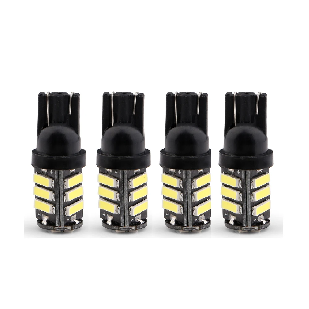 Yushuangyi 100 шт./лот T10 11 SMD 7014 LED W5W 11SMD 7020 интерьер КУПОЛ DRL свет белый красный желтый
