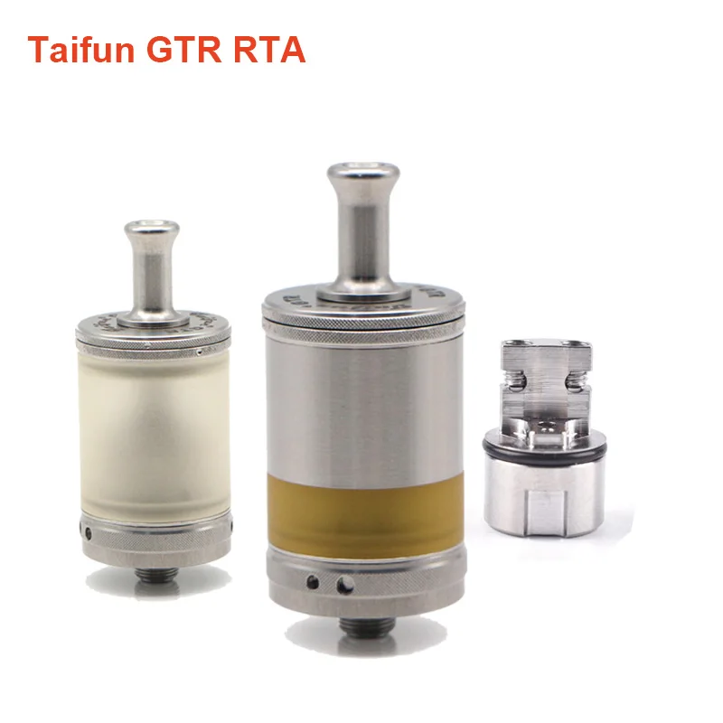 

New Arrival Taifun GTR RTA 23mm 4ml Capacity MTL Atomizer Tank Vaporizer Hookah 510 Thread Vape Atomizer vs Taifun BT