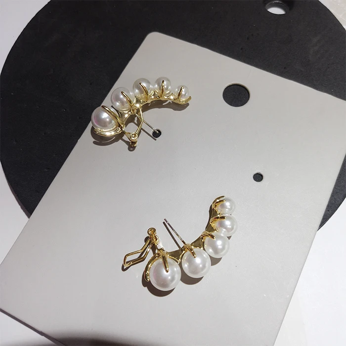 Модные хрустальные серьги с кристаллами и жемчугом для женщин Bijoux искусственный жемчуг шар большой круг ювелирные украшения свадебные серьги