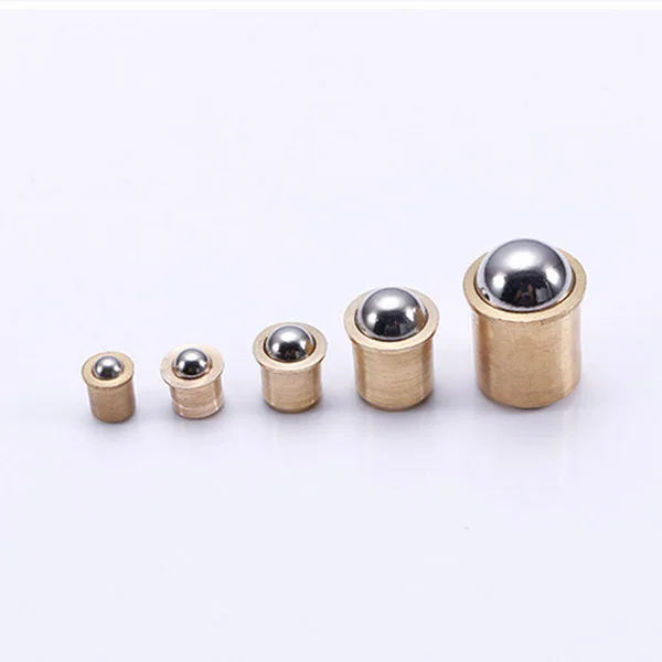 20pcs 5mm Ball Dia Brass Electroplating Door Cabinet Ball Catch Latch Closures Locked Bead Door Touch touch Marble