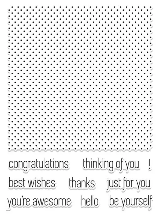

Dot background Transparent Clear Stamp for DIY scrapbooking/Card Making C80