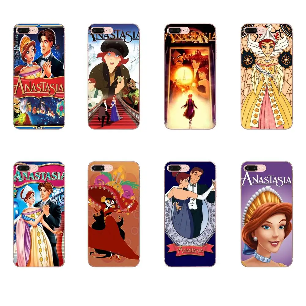 

For Samsung Galaxy Note 5 8 9 S3 S4 S5 S6 S7 S8 S9 S10 mini Edge Plus Lite TPU Coque Cartoon Anastasia Princess And Dimitri