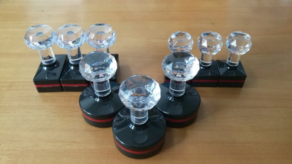 1 PCS Transparency Acrylic Crystal Stamp Handle Photosensitive Seal Plastic Handle DIY