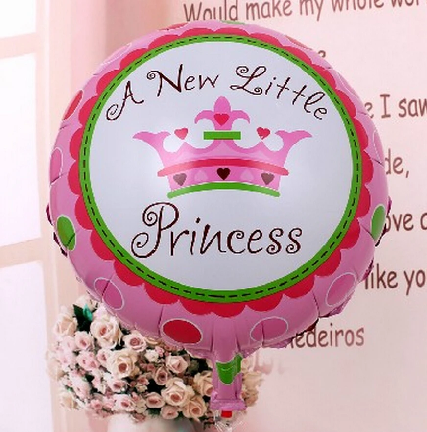 Baby Shower Girl Newborn Pink Christening Balloon Air filled Or Helium Bottle