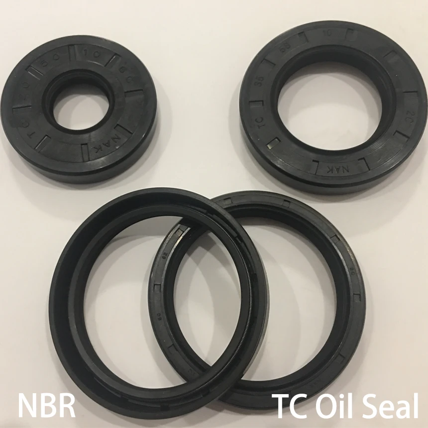

20*45*7/8/10 20x45x7/8/10 20*46*8 20x46x8 Nitrile Rubber NBR Spring Double Lip TC Ring Gasket Radial Shaft Skeleton Oil Seal