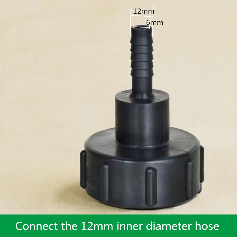 Несколько размеров черный шланг водопровод соединитель Адаптер садовый газон кран садовые аксессуары IBC бак адаптер