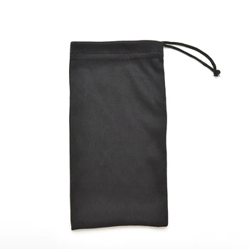 

10pc 17*8.5cm Black Microfiber Dust Storage Durable Sunglasses Bag Pouch Glasses Carry Bag Eyewear Accessories