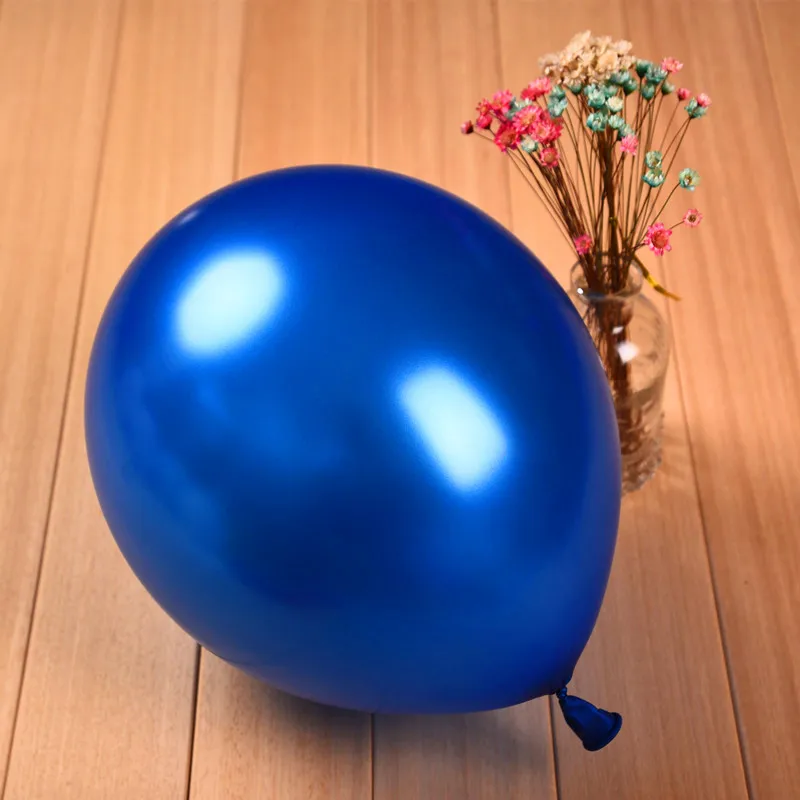 Royal Blue fashion balloons 12 inch 3.2g bead light pearl balloon latex