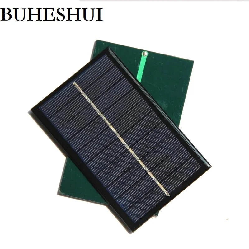 Поликристаллическая солнечная панель BUHESHUI 280MA 5 В зарядное устройство для