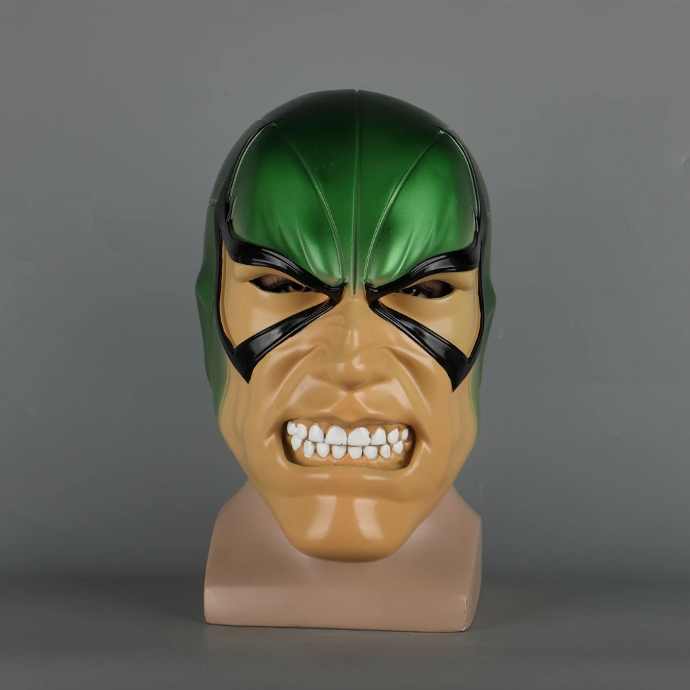 Spiderman Latex Mask PVC Scorpion Marvel Villain Masks Helmet MacDonald Mac Gargan Cosplay Prop Halloween Party (3)