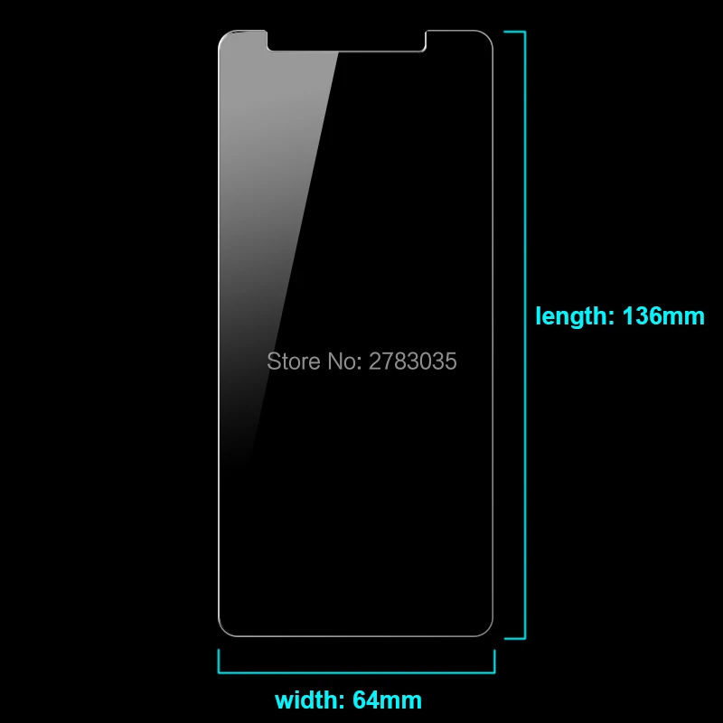 Для Blackview A7 / Pro 5 0 &quotновая твердость 9H 2.5D ультратонкая закаленная зеркальная