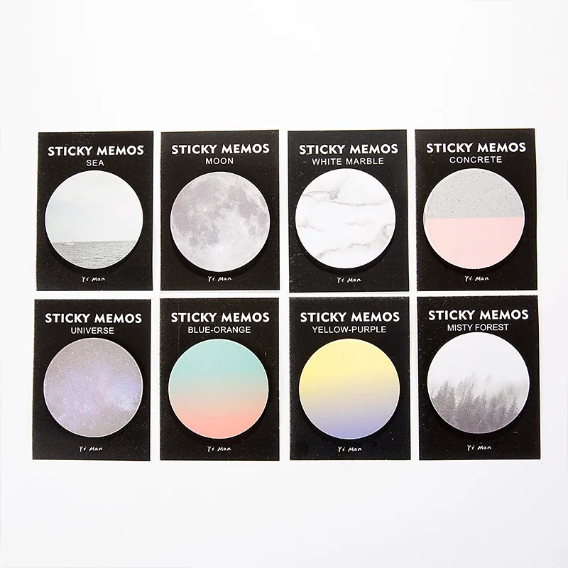 

Cute Kawaii Planets Creative Memo Pad Sticky Notes Memo Notebook Stationery Posted It Note Paper Stickers Office School Supplies