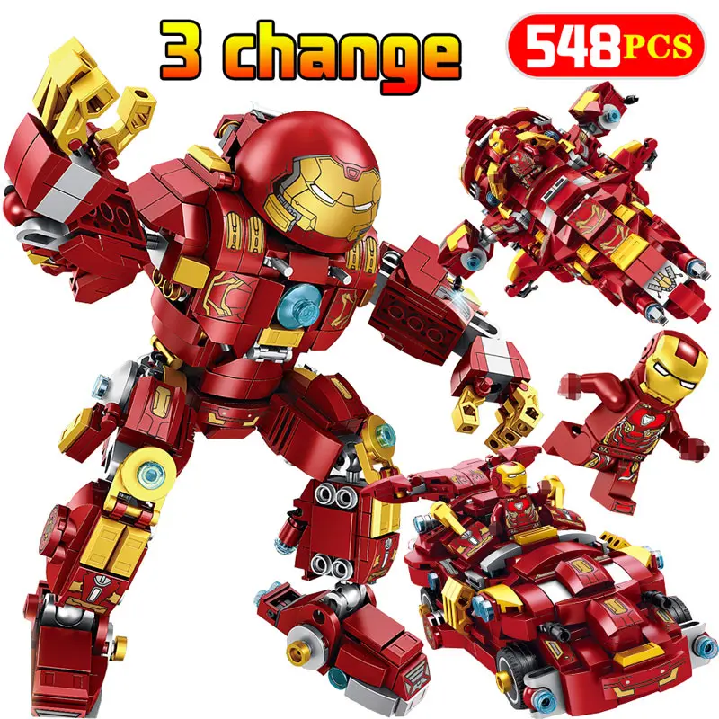 

Avengers Infinity War Iron Man Legoingly New Super Hero Series Marvel The Hulkbuster: Ultron Edition Building Blocks Bricks Toys