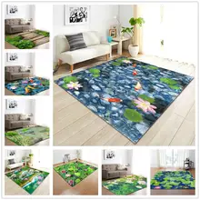 Мягкий фланелевый ковер для гостиной 3D пейзаж нескользящий коврик для пола Детская комната Декор ковер для детской игры ползучие ковры для спальни