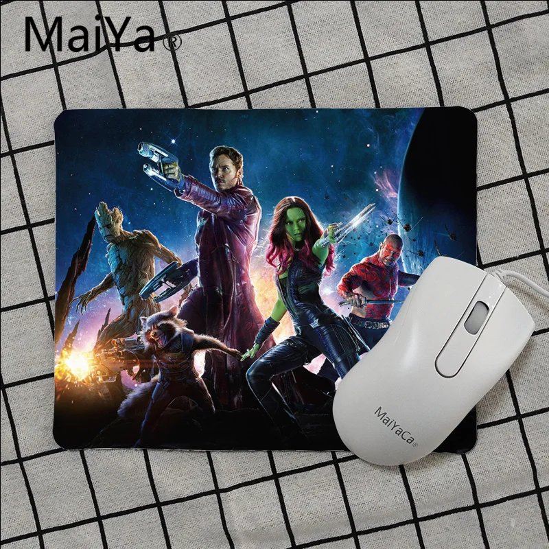 Maiya, высокое качество, Стражи Галактики, коврик для мыши, геймер, игровые коврики,,, игровой коврик для мыши - Цвет: No Lock Edge25x29cm