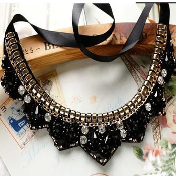 Vintage  Big Collar Choker Necklace For Women 2017 Fashion Choker Necklace Women Bridal Necklace Luxury Jewelry Gothic Choker