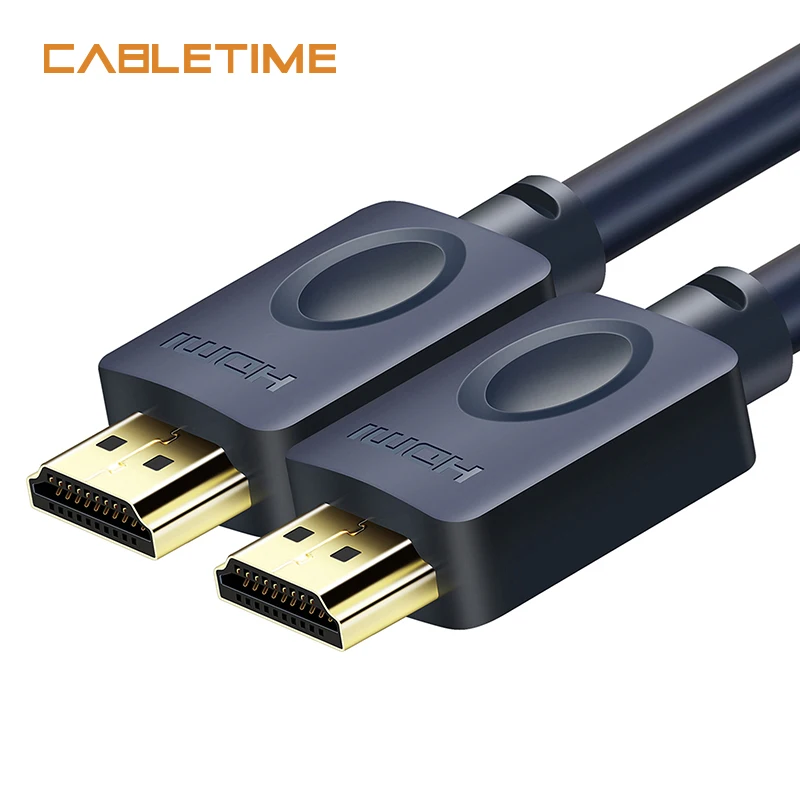 Cabletime HDMI cable 4k 2.0 60Hz UHD for Office Home CL3 HDMI to HDMI for Xiaomi Projector Nintend Switch PS4 Television  N113