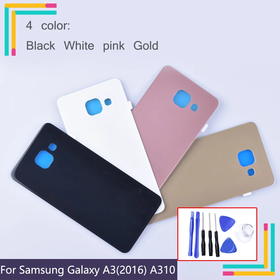 

For Samsung Galaxy A3 2016 A310 A310F A3100 Housing Battery Cover Back Cover Case Rear Door Chassis A3 2016 Shell